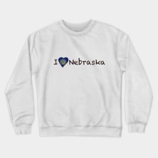 I Love Nebraska Crewneck Sweatshirt